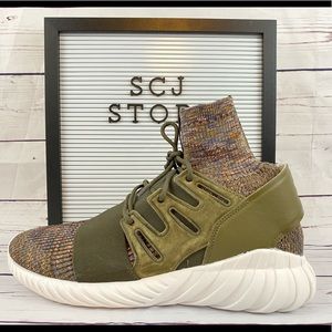 Adidas Tubular Doom • Olive, New, No Box, Size 9.5